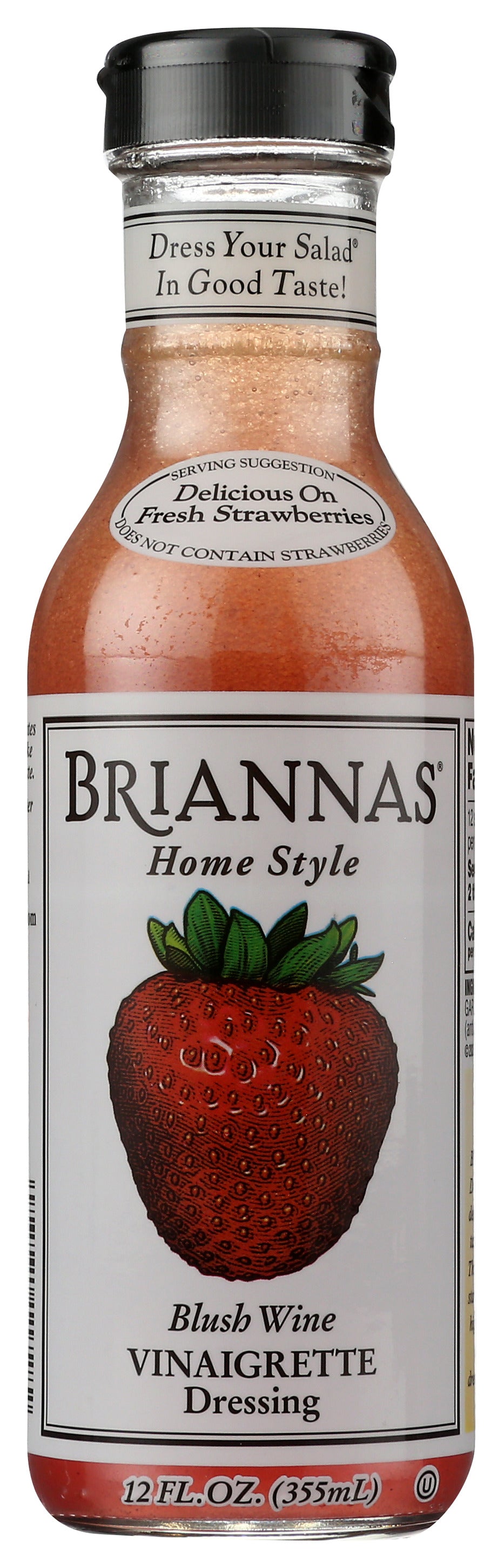 Brianna's Blush Wine Vinaigrette, 12oz (Pack of 6)