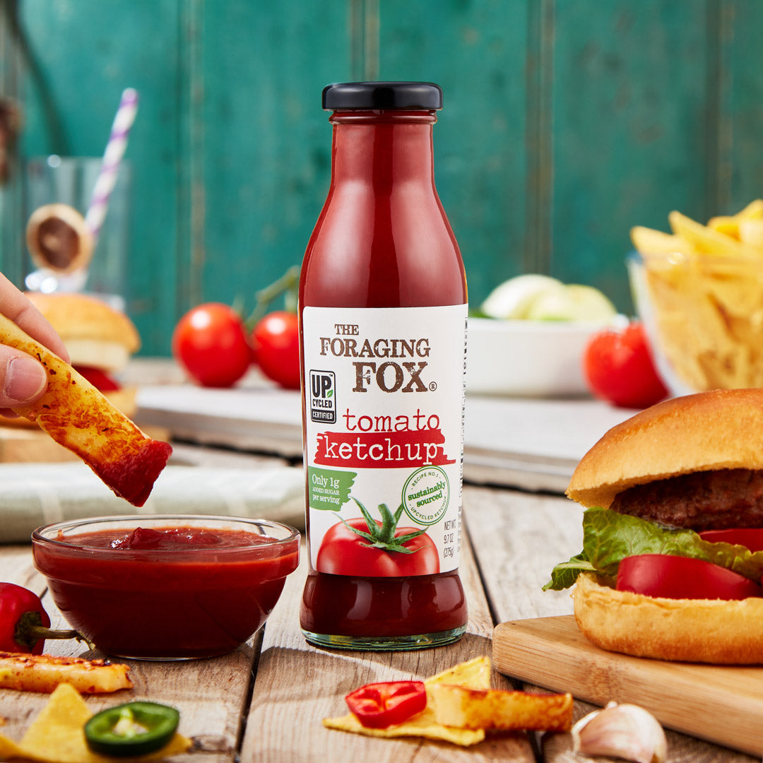 The Foraging Fox Upcycled Tomato Ketchup 10.5 Oz, Pack of 6