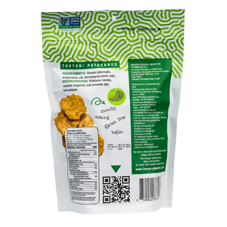 Fumage Gourmet Plantain Tostons Original, 200 GM, Pack of 12