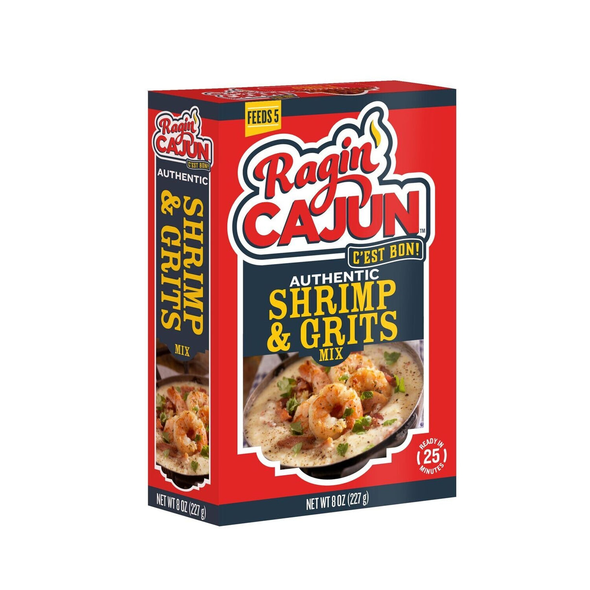 Ragin’ Cajun Authentic Shrimp & Grits 8 oz, 6 Pack