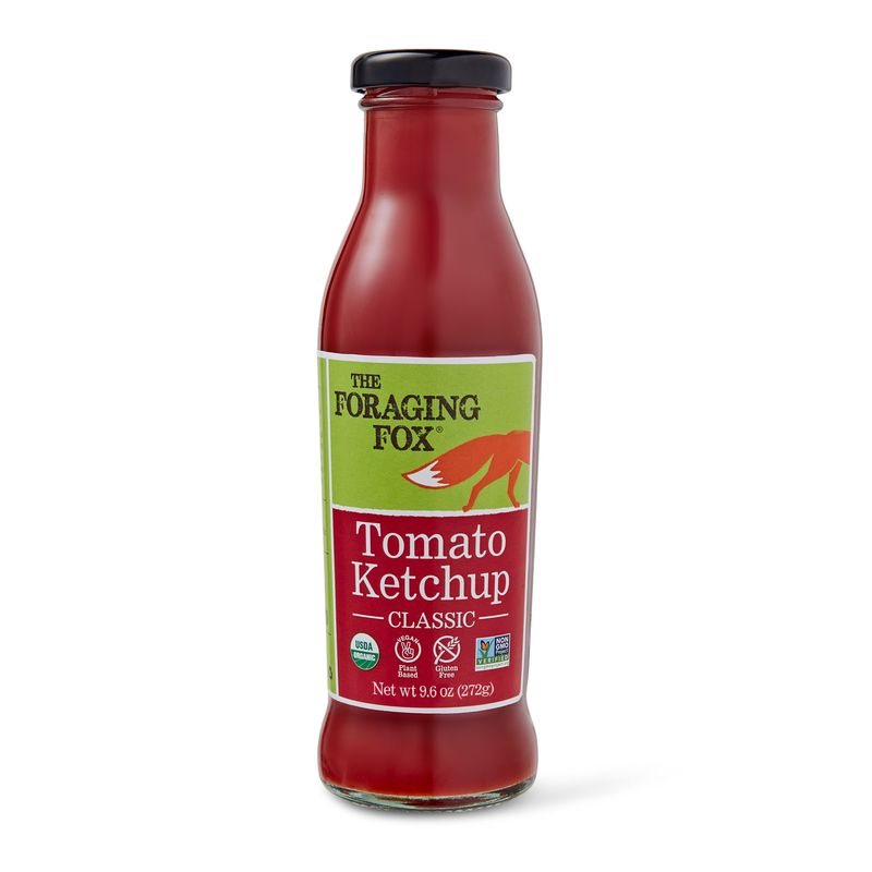 The Foraging Fox Classic Tomato Ketchup 9.6 Oz, Pack of 6