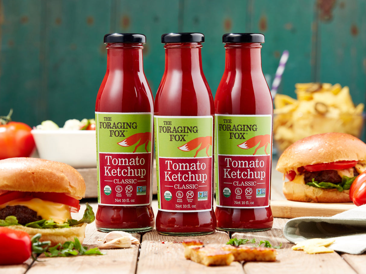 The Foraging Fox Classic Tomato Ketchup 9.6 Oz, Pack of 6