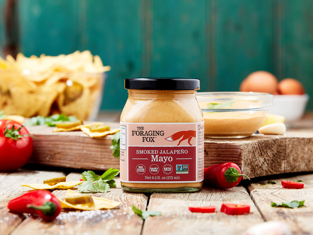 The Foraging Fox Smoked Jalapeno Mayo 9.2 Oz, Pack of 6