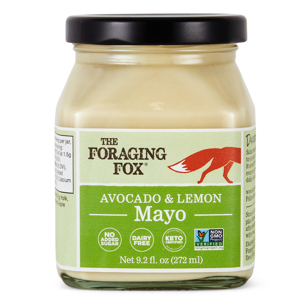 The Foraging Fox Avocado & Lemon Mayo 9.2 Oz, Pack of 6