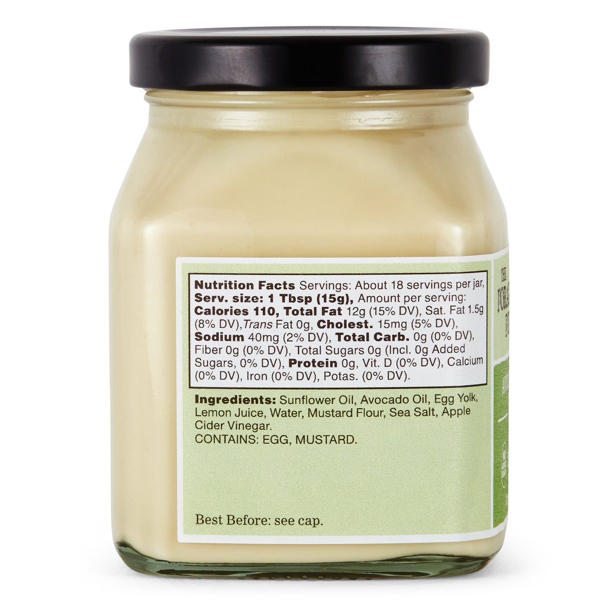 The Foraging Fox Avocado & Lemon Mayo 9.2 Oz, Pack of 6