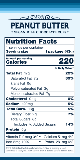 Hail Merry, Chocolate Peanut Butter Cups (2 count), 1.5 oz, Pack of 12