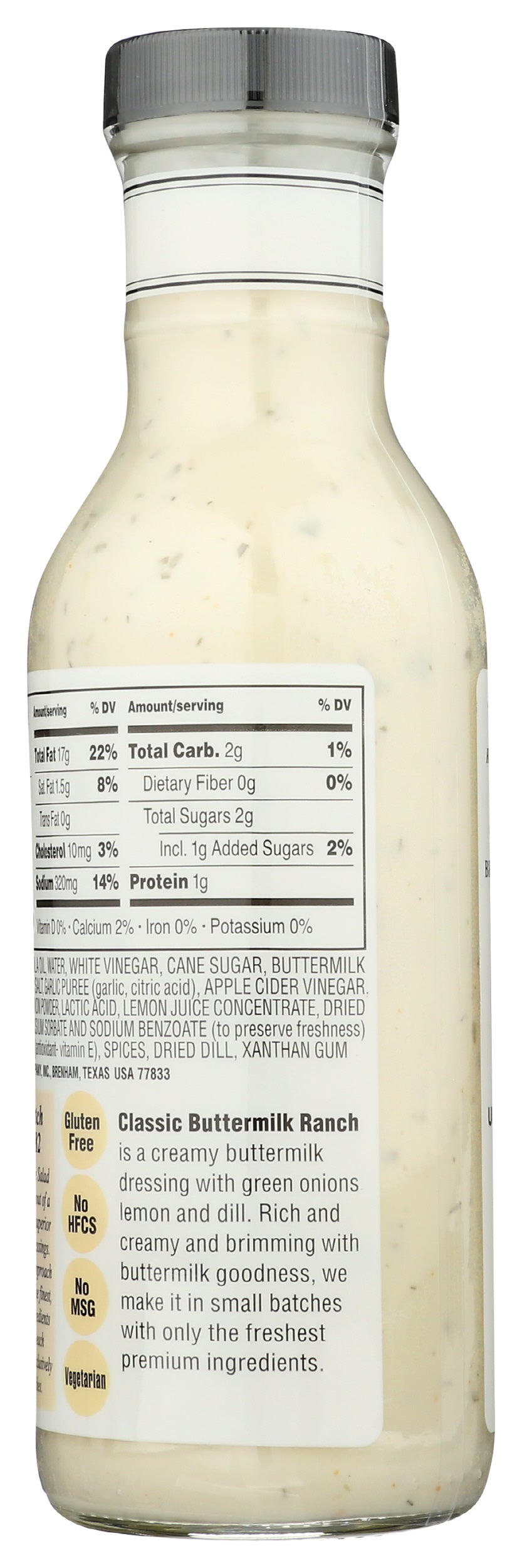 Brianas Classic Buttermilk Ranch Dressing, 12 oz (Pack of 6)
