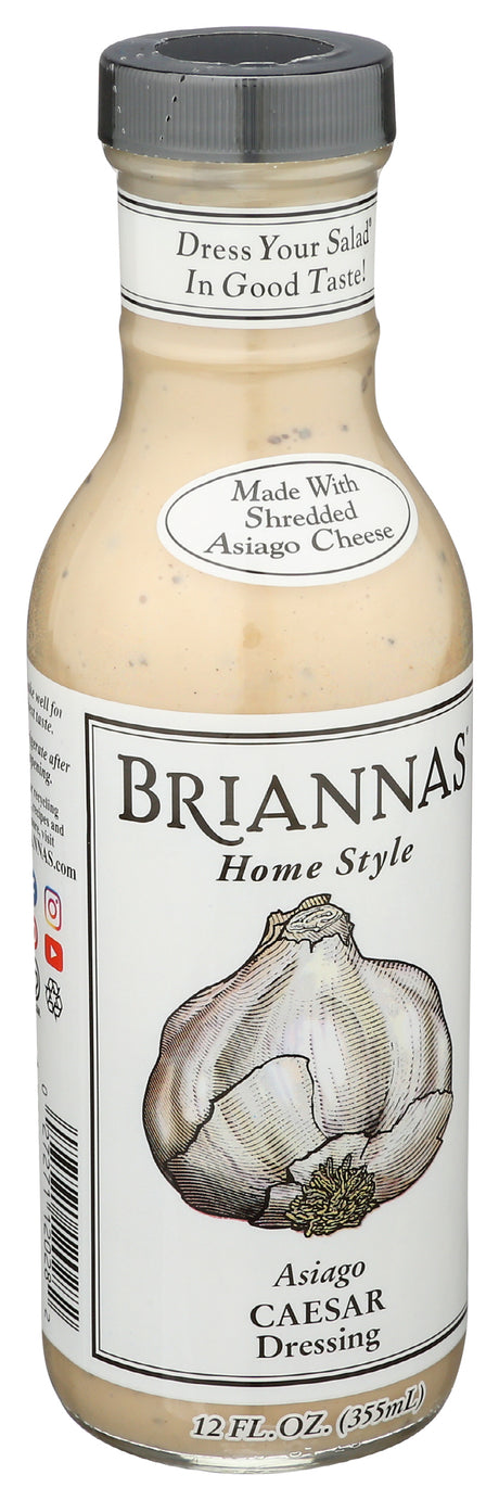 Briannas Caesar Dressing, 12 oz (Pack of 6)