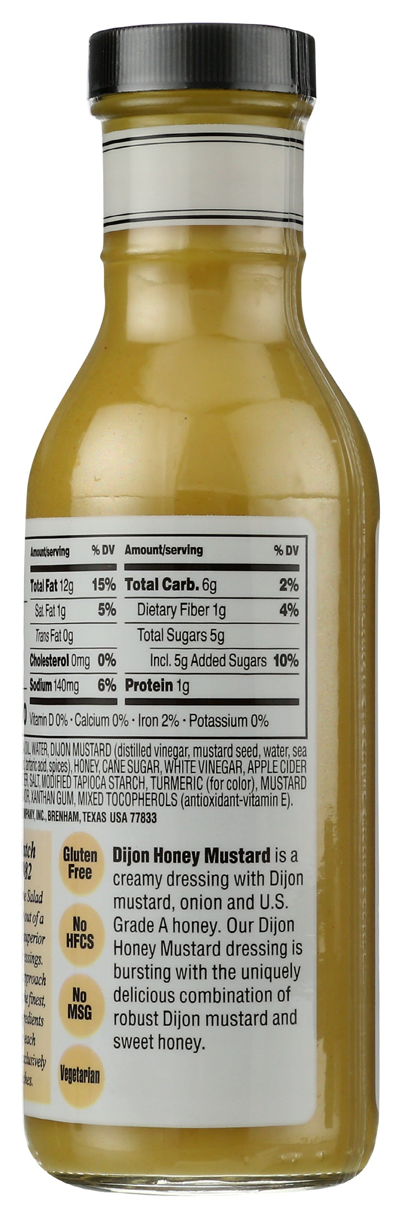 Brianna's Honey Mustard Dijon Dressing, 12oz (Pack of 6)