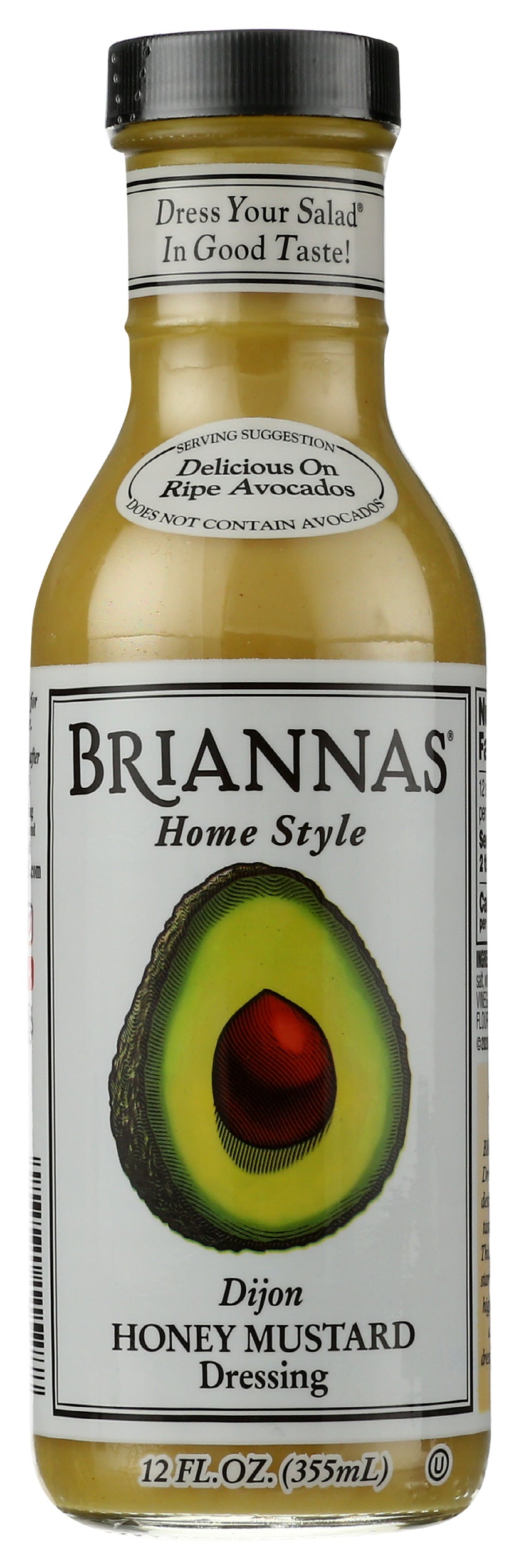 Brianna's Honey Mustard Dijon Dressing, 12oz (Pack of 6)