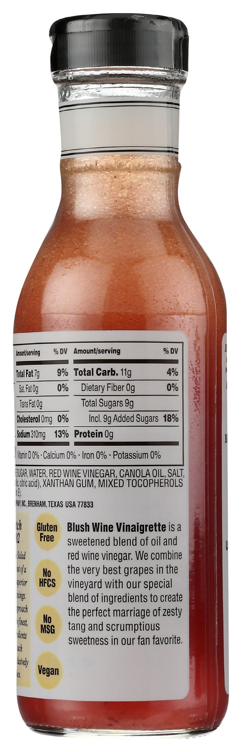 Brianna's Blush Wine Vinaigrette, 12oz (Pack of 6)