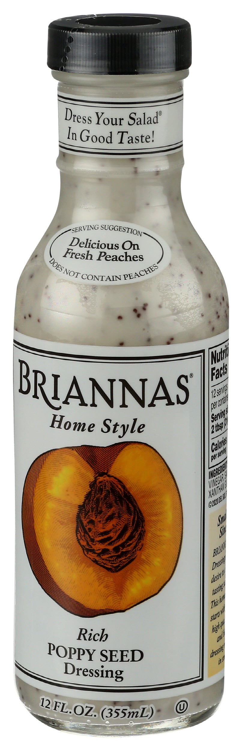Brianna's Poppy Seed Dressing, 12oz (Pack of 6)