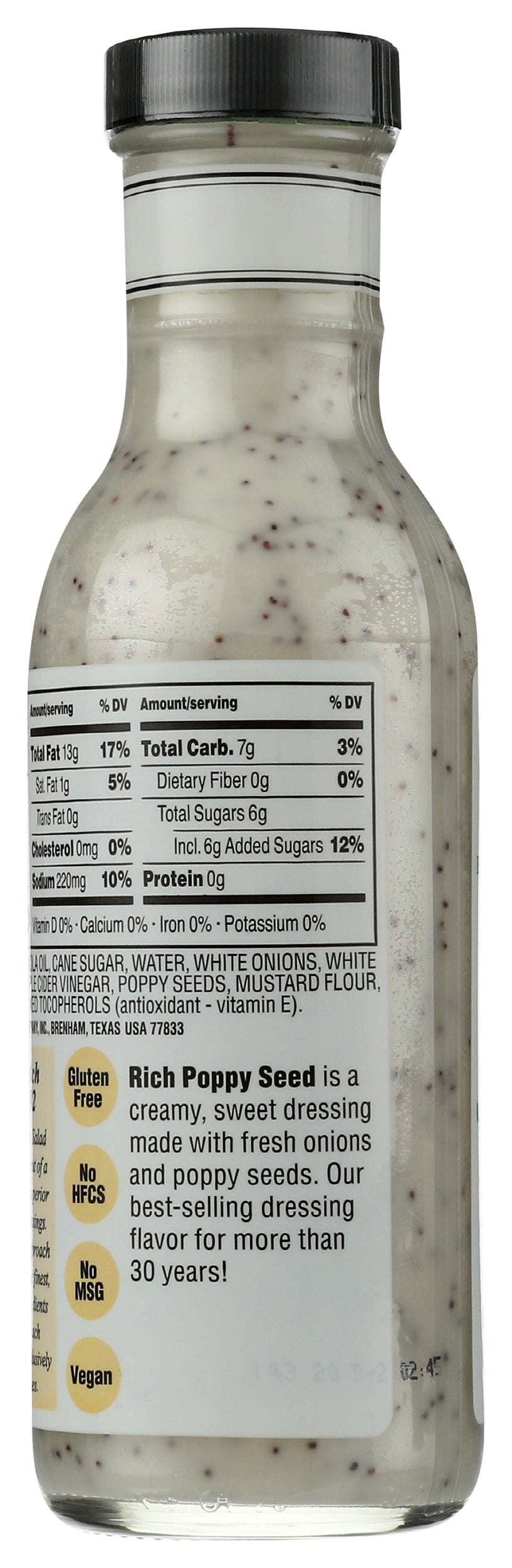Brianna's Poppy Seed Dressing, 12oz (Pack of 6)