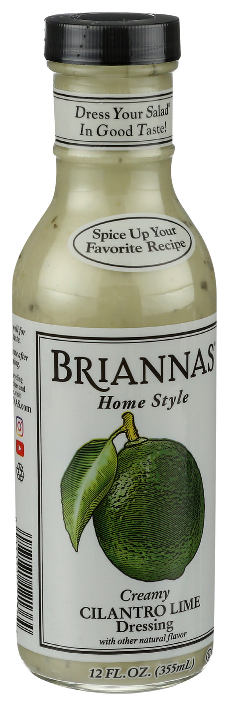 Brianna's Creamy Cilantro Lime Dressing, 12oz (Pack of 6)