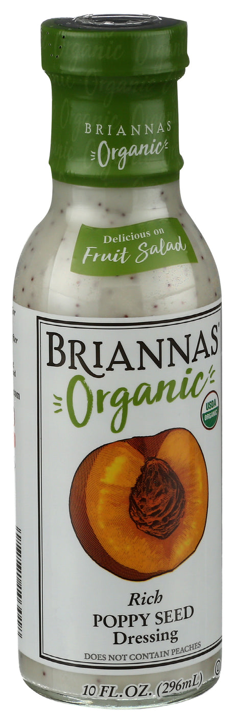 Briannas Poppy Seed Dressing, 10oc (pack of 6)