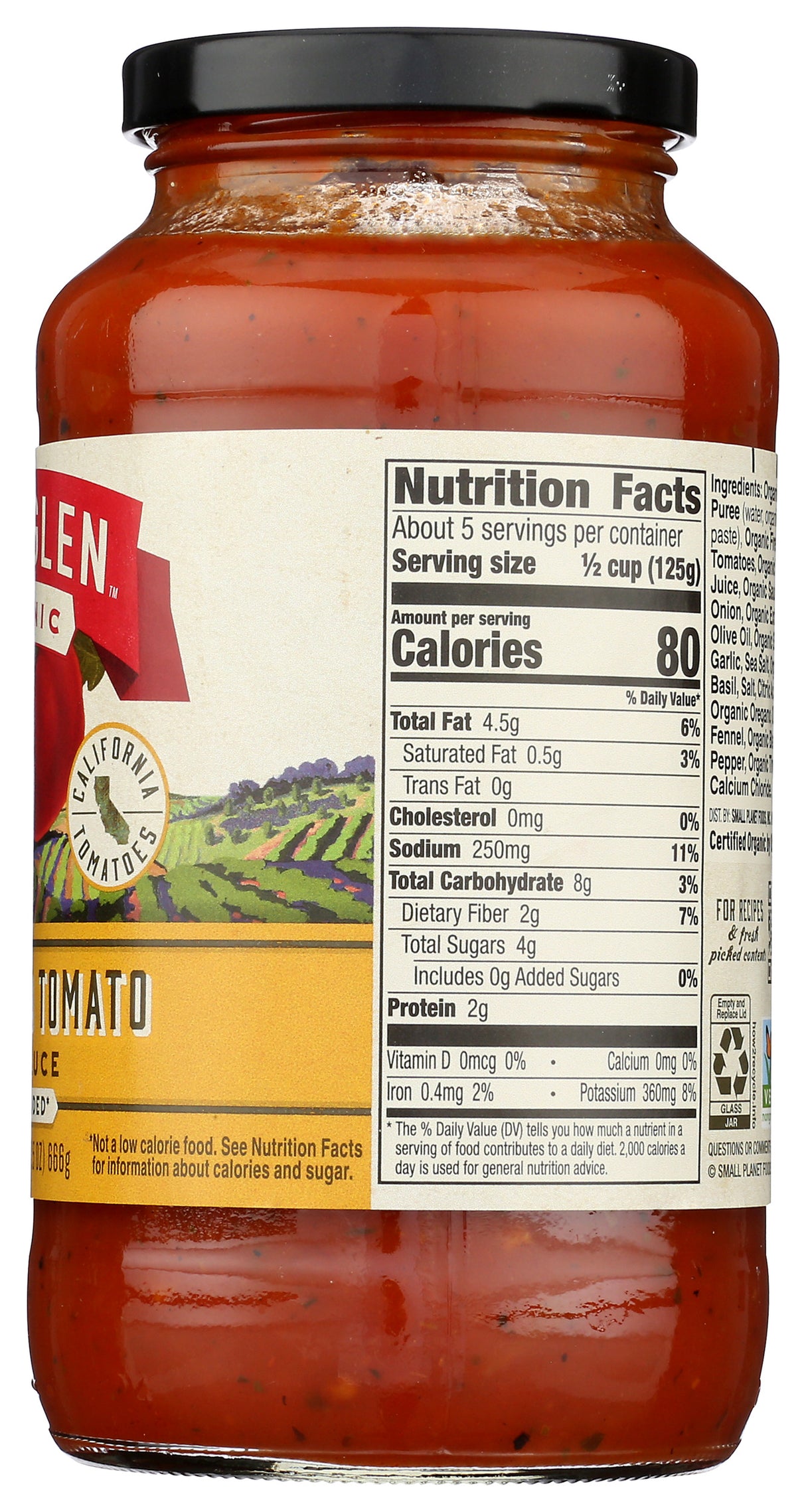 Muir Fire Roasted Tomato Pasta Sauce, 23.5oz (pack of 12)