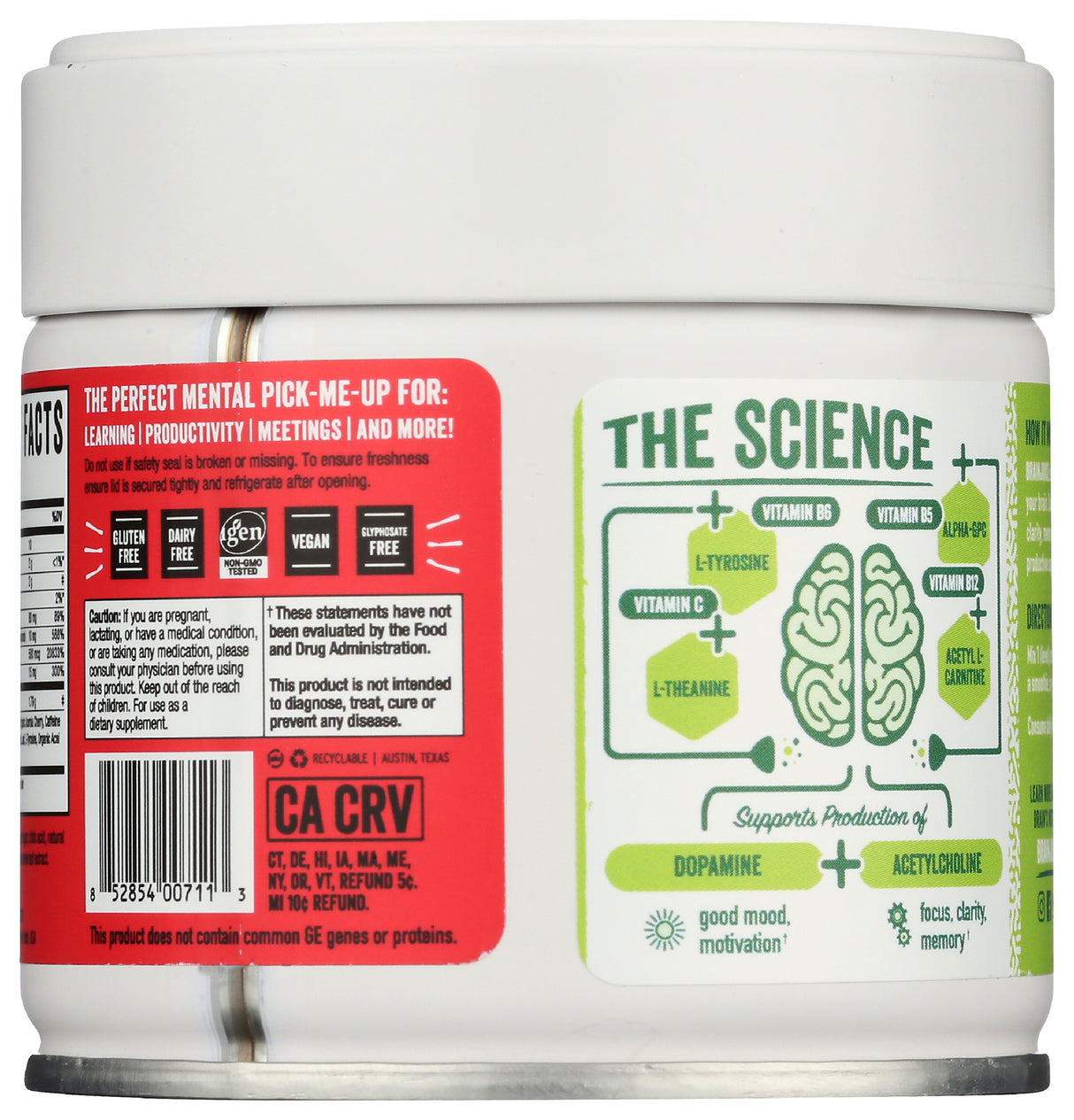 BrainJuice Pomegranate Daily BrainPower Mix | 15-servings