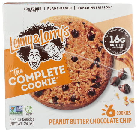 Lenny & Larry's Peanut Butter Chocolate Chop Cookie, 24 ox, Pack of 12