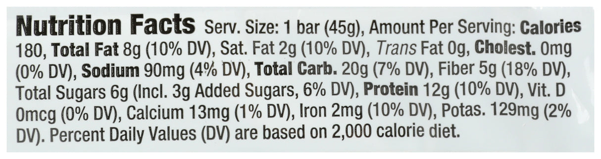 Lenny & Larry's, Cookie Filler Bar, Peanut Butter Chocolat Chip, 1.59 oz, Pack of 9