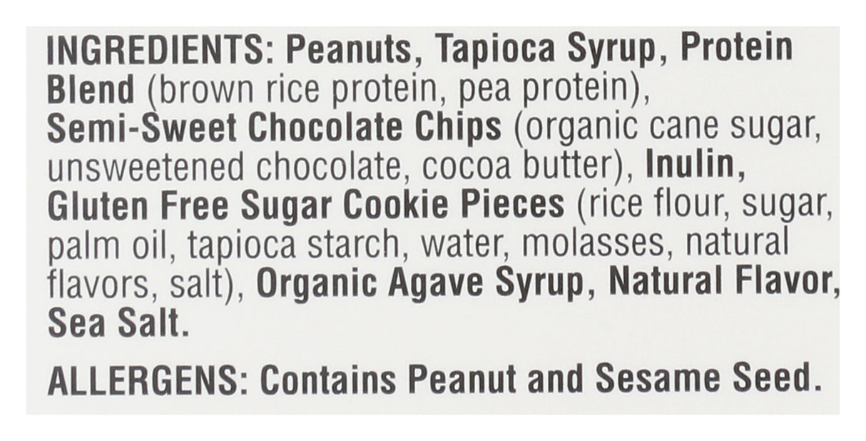 Lenny & Larry's, Cookie Filler Bar, Peanut Butter Chocolat Chip, 1.59 oz, Pack of 9
