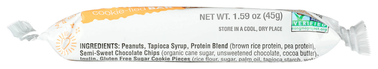 Lenny & Larry's, Cookie Filler Bar, Peanut Butter Chocolat Chip, 1.59 oz, Pack of 9