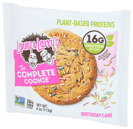 Lenny & Larry's, The Complete Cookie, Birthday Cake, 4 oz, Pack of 12