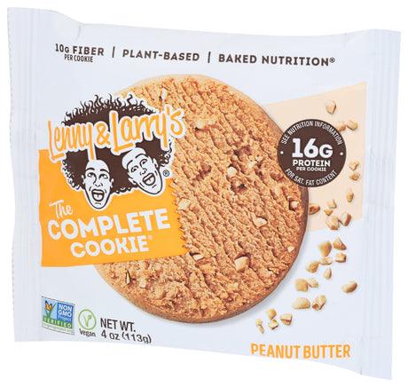 Lenny & Larry's, The Complete Cookie, Peanut Butter, 4 oz, Pack of 12