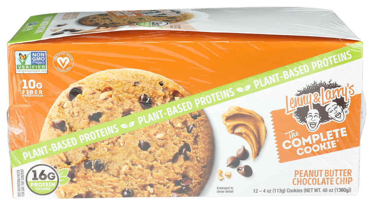 Lenny & Larry's, The Complete Cookie, Peanut Butter Chocolate Chip, 4 oz, Pack of 12
