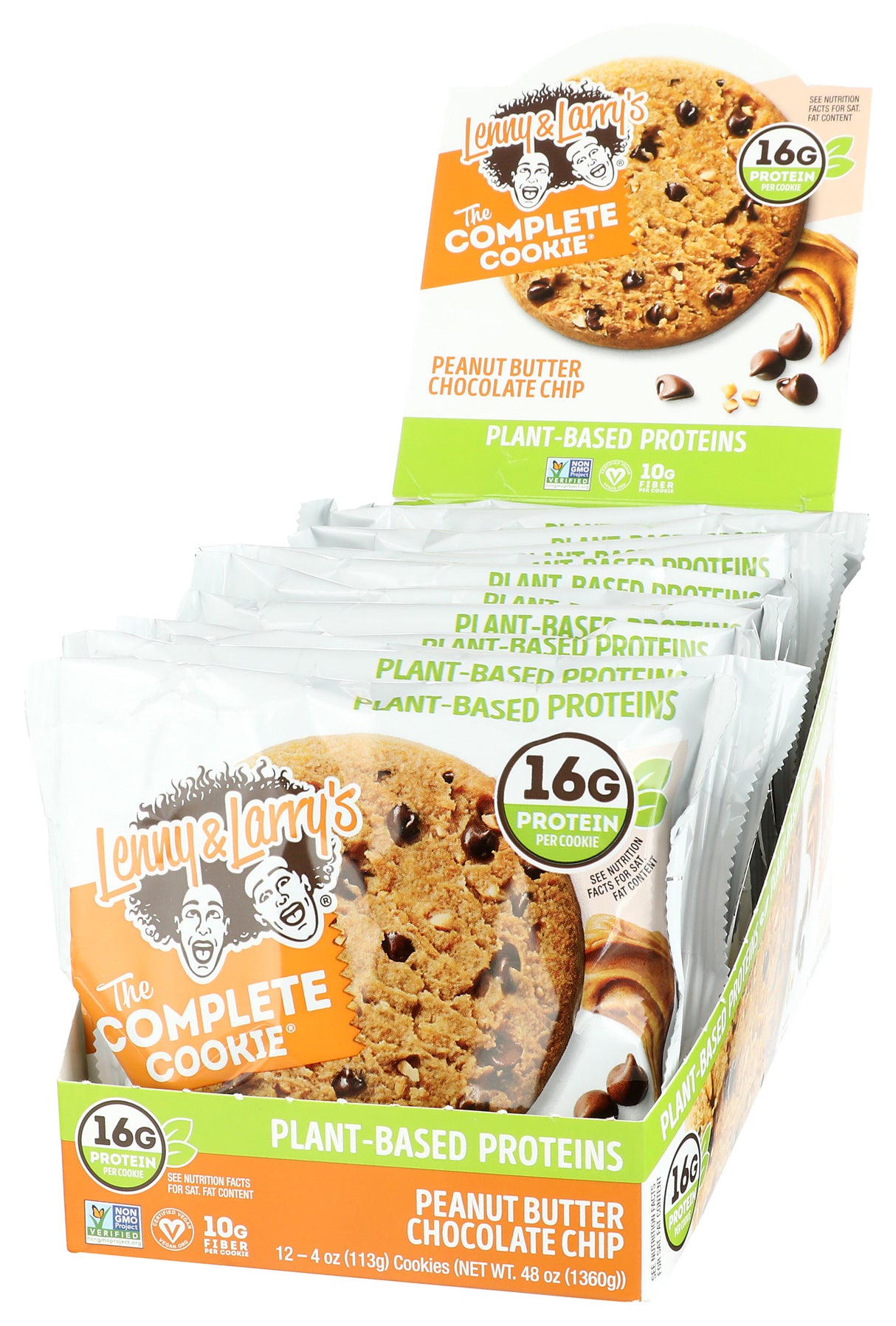 Lenny & Larry's, The Complete Cookie, Peanut Butter Chocolate Chip, 4 oz, Pack of 12