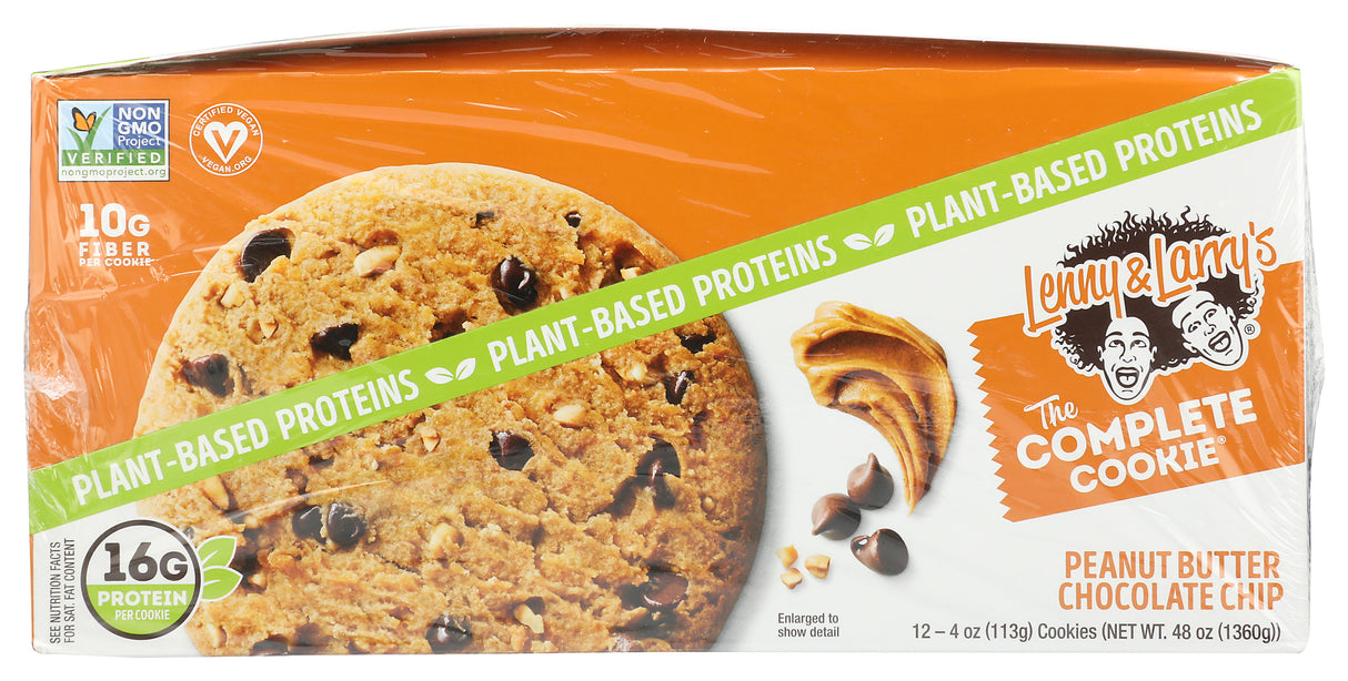 Lenny & Larry's, The Complete Cookie, Peanut Butter Chocolate Chip, 4 oz, Pack of 12