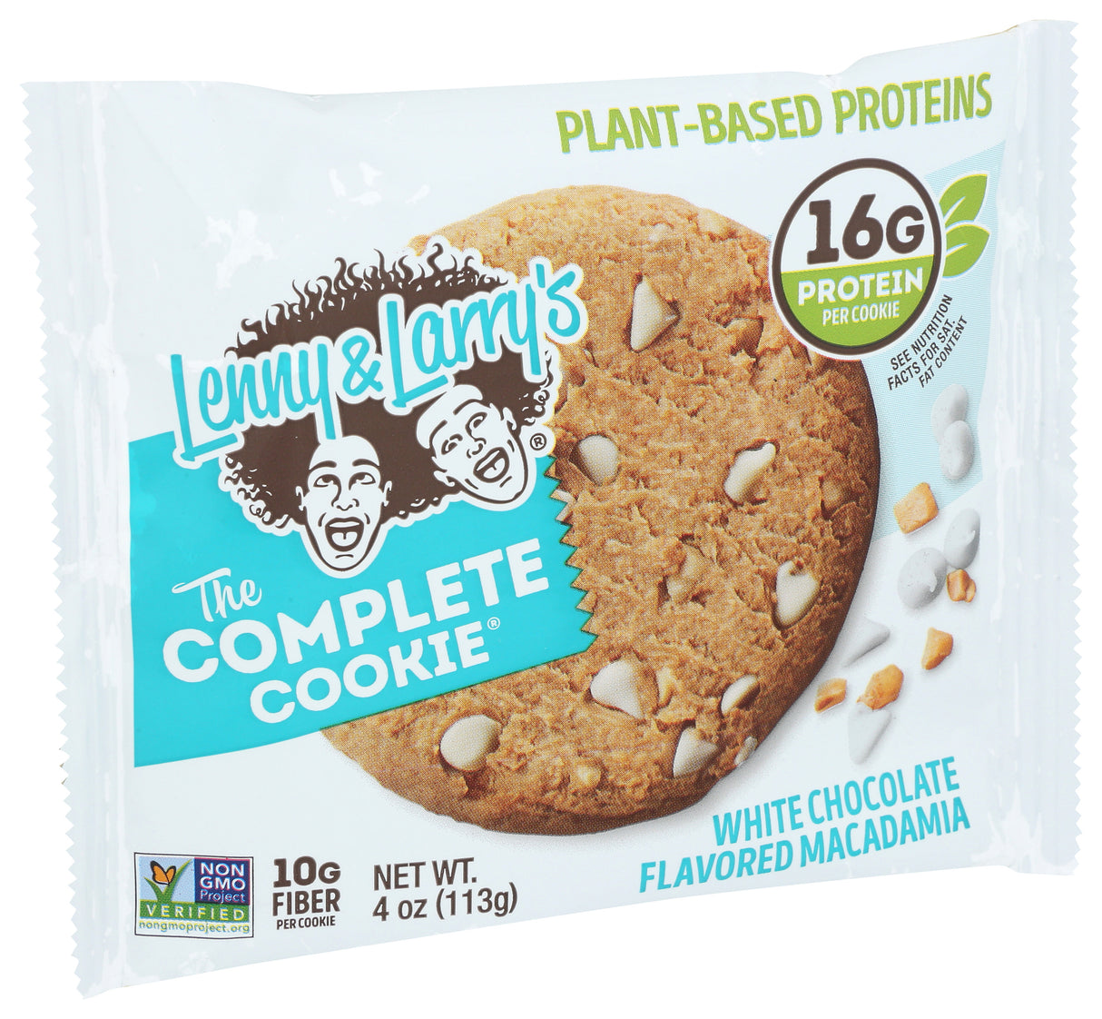 Lenny & Larry's, The Complete Cookie, White Chocolate Flavored Macadamia, 4 oz, Pack of 12