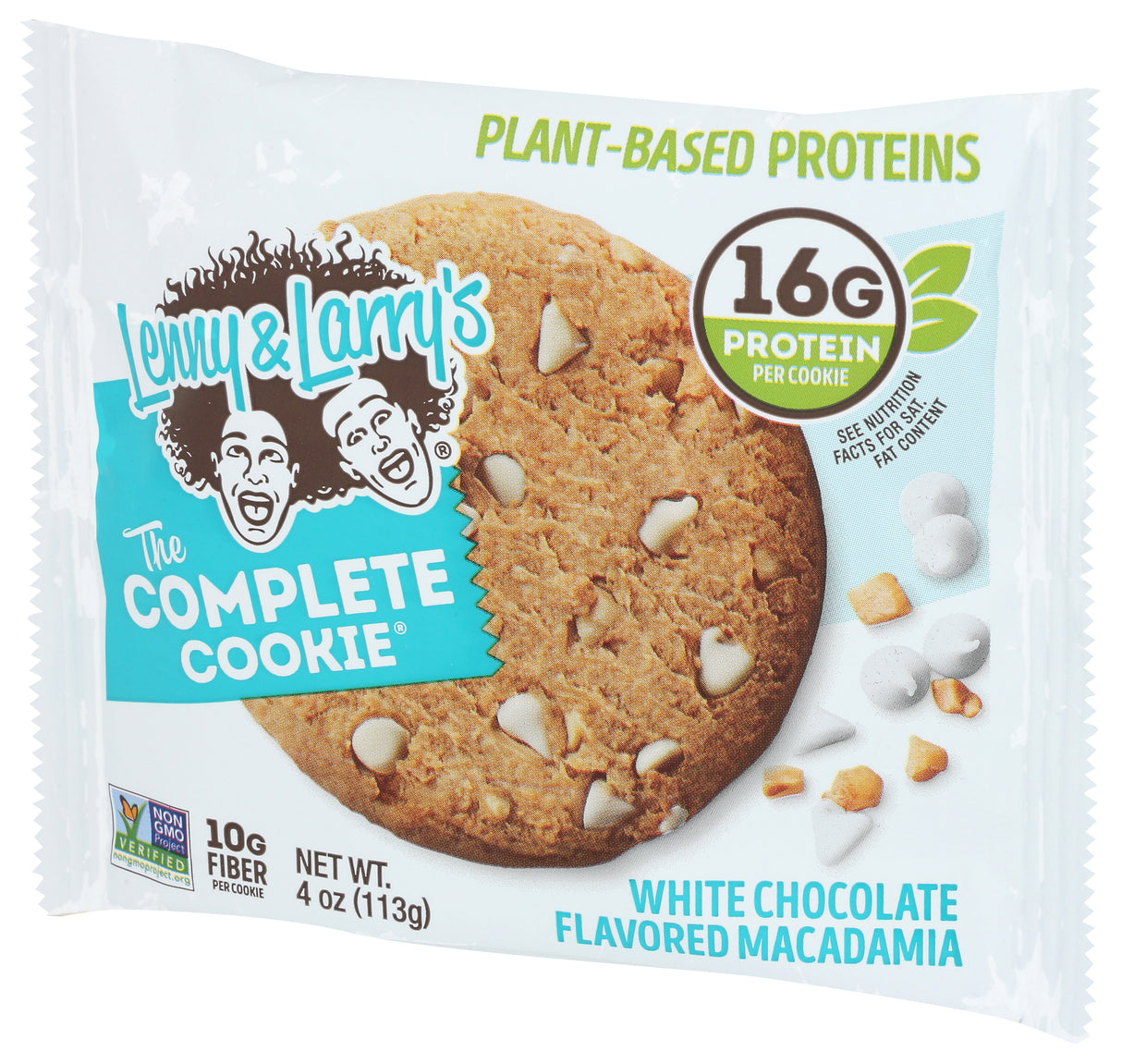 Lenny & Larry's, The Complete Cookie, White Chocolate Flavored Macadamia, 4 oz, Pack of 12