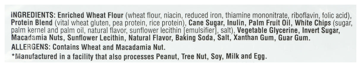 Lenny & Larry's, The Complete Cookie, White Chocolate Flavored Macadamia, 4 oz, Pack of 12