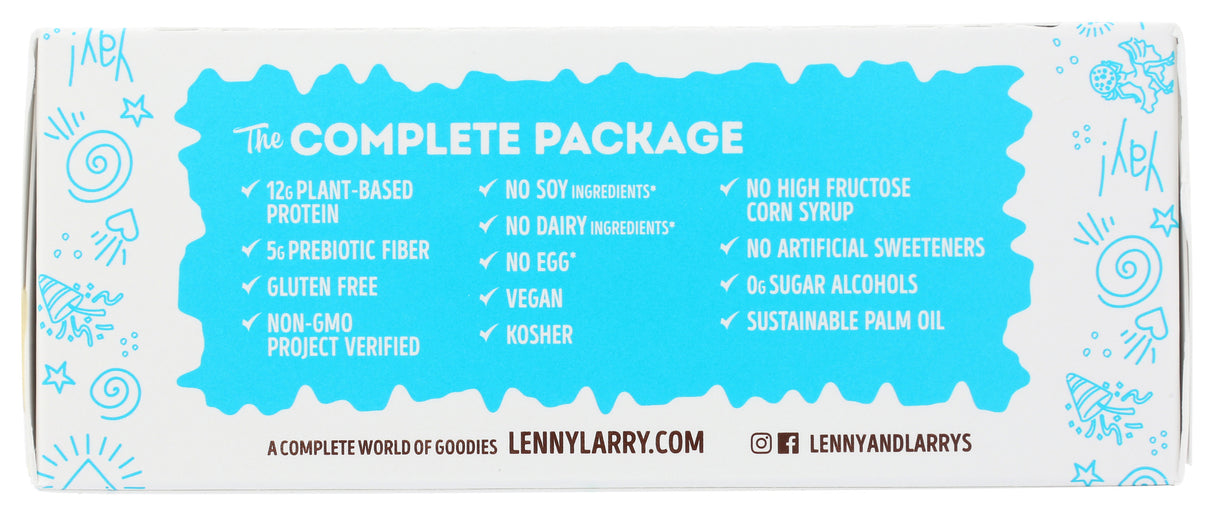 Lenny & Larry's, Cookie Filler Bar, Chocolate Almond Sea Salt, 1.59 oz, Pack of 9