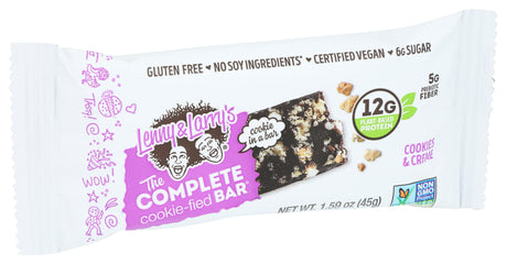 Lenny & Larry's, Cookie Filler Bar, Cookies & Cream, 1.59 oz, Pack of 9