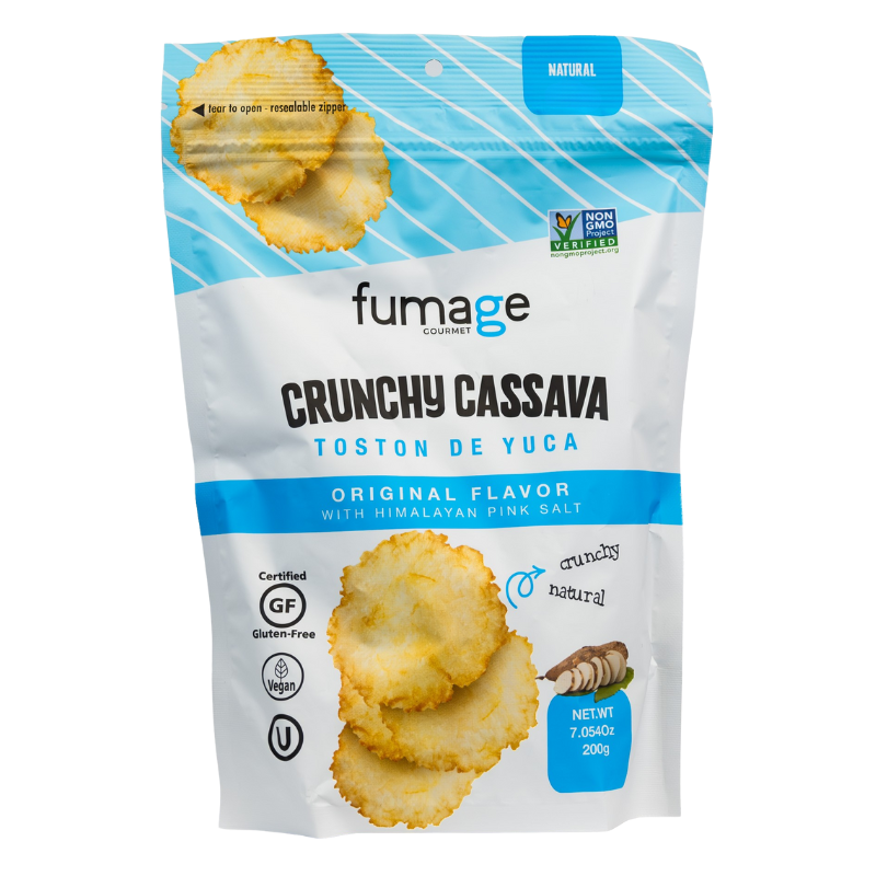 Fumage Gourmet Cassava Tostons Original, 200 GM, Pack of 12