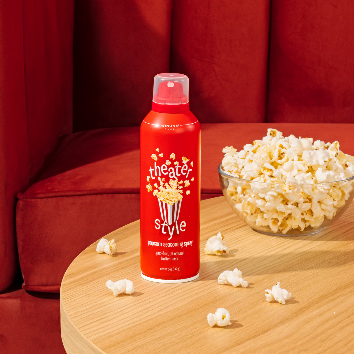 Winona Pure Butter Popcorn Spray, 5 Oz, Pack of 6