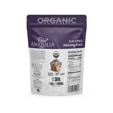 Pure Anatolia, Sun Dried Organic Figs 5 oz, 6 Pack