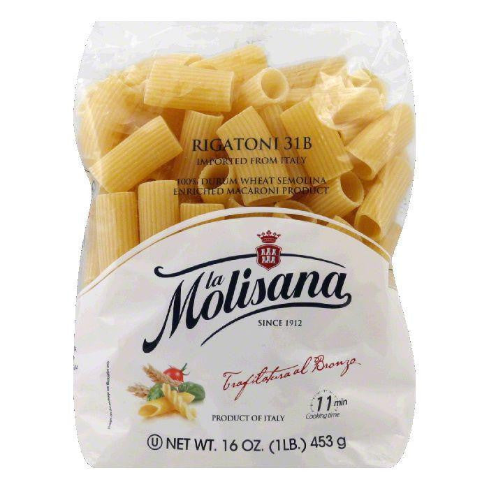 La Molisana Rigatoni Bronzo, 16 OZ (Pack of 12)