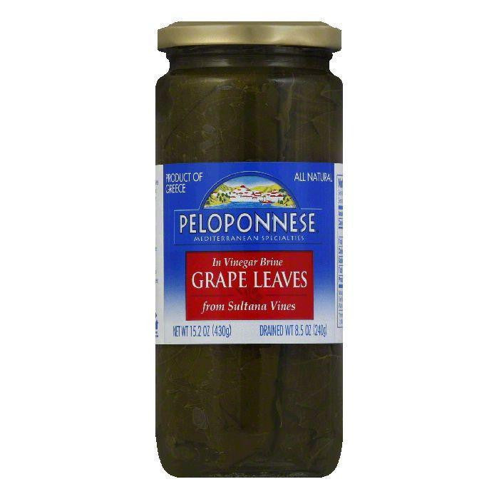 Peloponnese Grape Leaves, 8.5 OZ (Pack of 6)