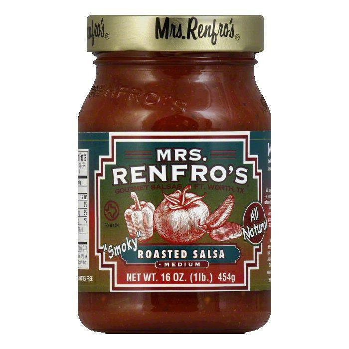 Mrs. Renfro's Salsa Roasted, 16 OZ (Pack of 6)