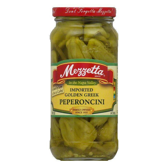 Mezzetta Peperoncini Golden Greek, 16 OZ (Pack of 6)