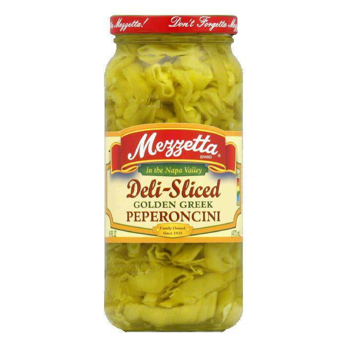 Mezzetta Peperoncini Sliced Golden, 16 OZ (Pack of 6)