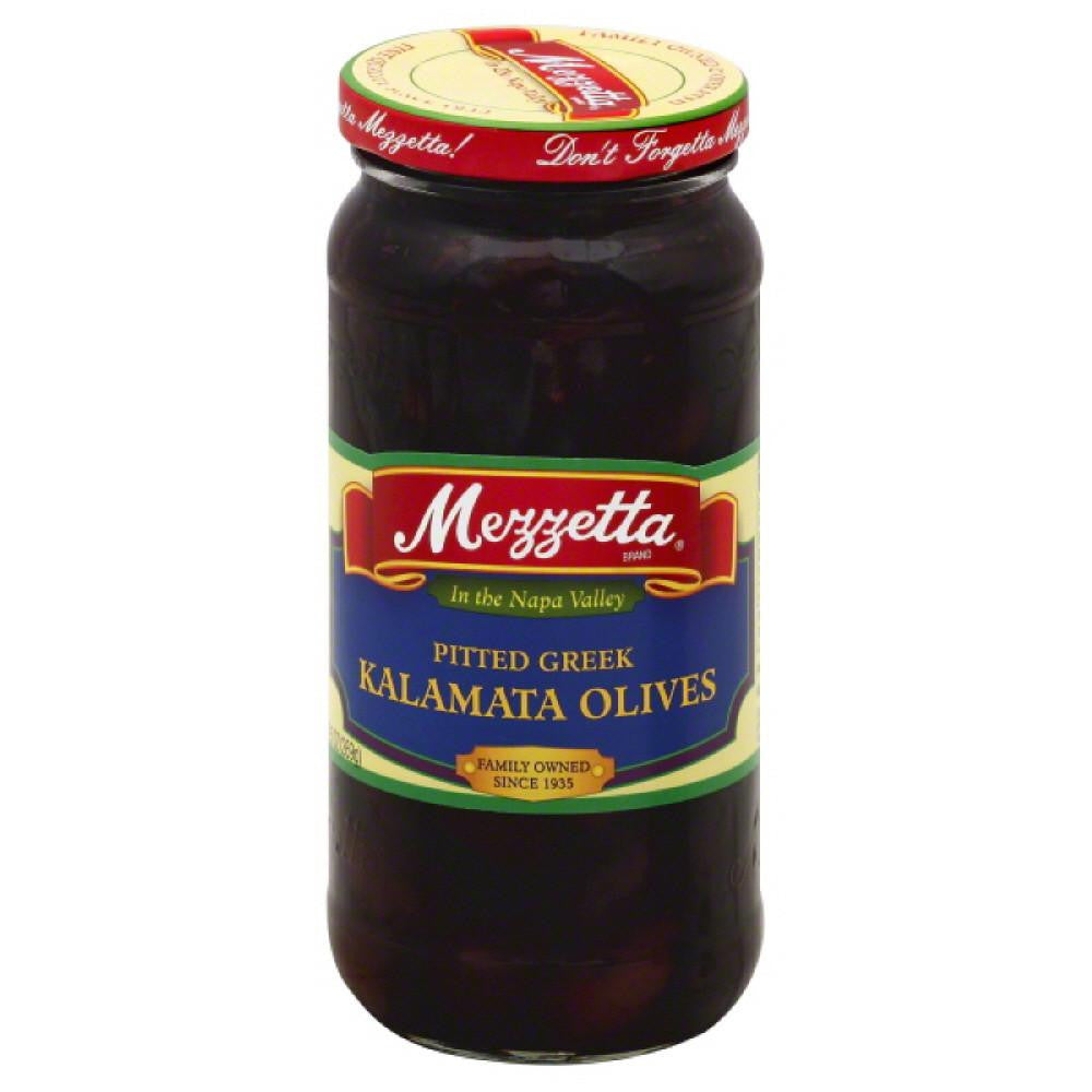 Mezzetta Pitted Greek Kalamata Olives, 9.5 Oz (Pack of 6)