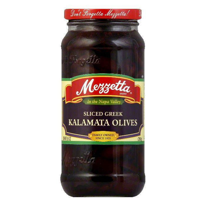 Mezzetta Sliced Calamata Olives, 9.5 OZ (Pack of 6)