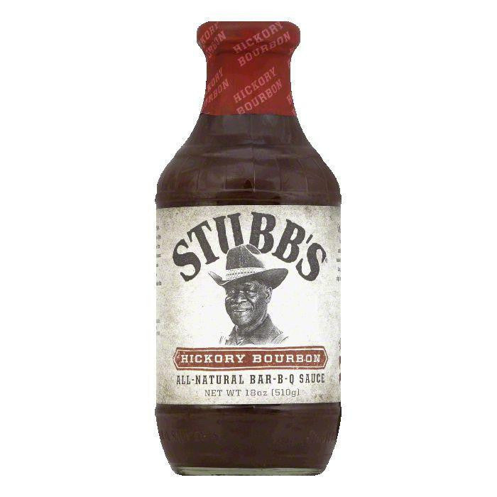Stubb's BBQ Sauce Hickory Bourbon, 18 OZ (Pack of 6)