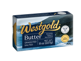 Westgold Salted Grass-fed Butter 8oz, carton of 20