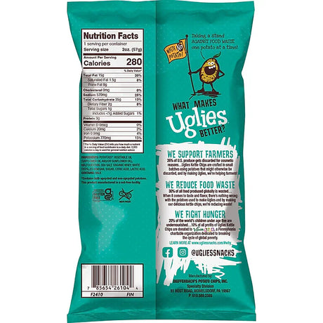 Uglies Salt & Vinegar Chip, 2 Oz, Pack of 24