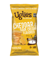 Uglies Cheddar & Sour Cream Chip, 6 Oz, Pack of 12