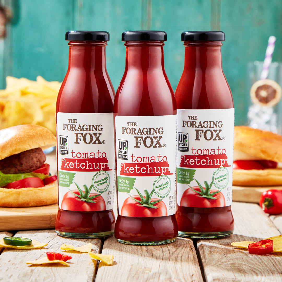 The Foraging Fox Upcycled Tomato Ketchup 10.5 Oz, Pack of 6